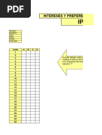 Intereses y Preferencias Profesionales-IPP