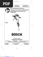 Bosch Electric Jackhammer Manual