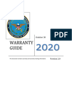 Warranty Guide Version 2.0