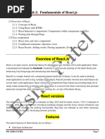 Unit-2 Fundamentals of React - Js
