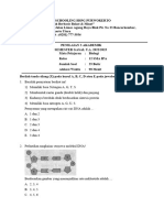 Soal - Biologi - 12 - Penilaian 3