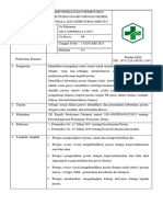 SOP Identifikasi Pasien Berkebutuhan Khusus