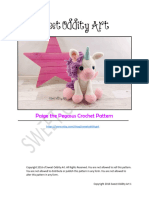 Sweet Oddity Art: Paige The Pegasus Crochet Pattern