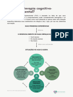 O Que É A Terapia Cognitivo-Comportamental