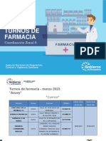 ARCSA CZ6 Turnos de Farmacia 2023 - Azuay MARZO