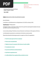 Cover Letter For Netherlands Visitor Visa