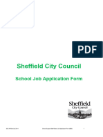 School Support Staff Application Form 1