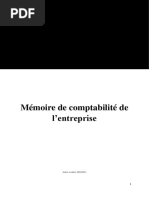 Mémoire de Comptabilité