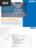 Unidad 3 Necesidades Educativas Especiales para Capacidades Diferentes