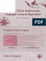 Vintage Style Indonesian Geography Lesson For High School by Slidesgo