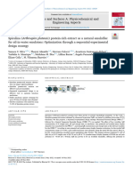 Spirulina (Arthrospira Platensis) Protein-Rich Extract As A Natural Emulsifier For Oil-In-water Emulsions