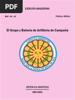 ROP-03-01 Grupo y Bateria de Artillleria de Campaña