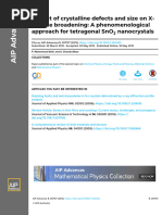 Imact of Defects On Optelectronic Propeties