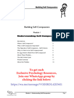 Building Self-Compassion - 01 - Understanding Self-Compassion