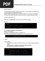 1 Conceptos Generales - Sintaxis y Variables