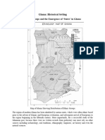 Ghana: Historical Setting: Ethnic Groups and The Emergence of States' in Ghana