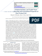 Study The Effect of Industrial Dairy and Textile Waste Water On The Engineering and Geotechnical Properties of Fine-Grained Soil