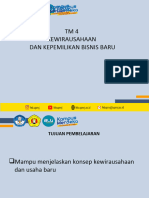 TM 4 Kewirausahaan Dan Kepemilikan Bisnis Baru