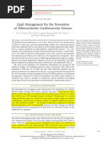 Lipid Management For The Prevention of Atherosclerotic Cardiovascular Disease