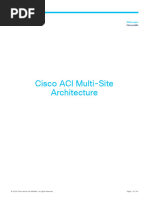 Cisco ACI Multi-Site Architecture