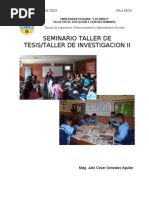 Modulo I Taller de Tesis