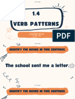 1.4 Verb Patterns