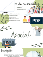 Trastornos de Personalidad (Asocial-Dependiente)