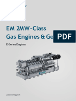 6009 EM 2MW Class Gas Engines Gensets en