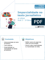 Aula 3 - Imparcialidade No Texto Jornalístico - Material de Estudo para Próxima Aula