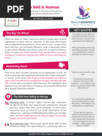 RIG - To Sell Is Human Text Summary