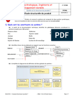 ACTIVITE2 - LEAQuelle Est La Structure de L'objet Technique