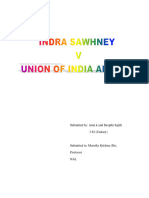 Indira Sawhney V Union of India and Ors