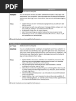 Mock Occupational English Test Speaking Pneumonia