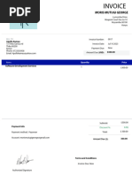 INVOICE Payoneer Mutugi