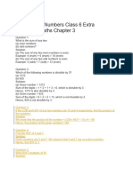 Playing With Numbers Class 6 Extra Questions Maths Chapter 3