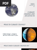 Climate Change and Its Effects-Geography