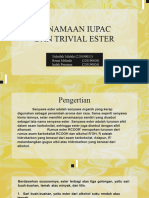 Penamaan Iupac Dan Trivial Ester Kel.4