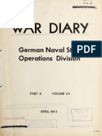 War Diary German N 441943 Germ