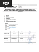 (P-Mcda-02) Procedimiento Trabajo Cambio Revestimiento Sag Teck