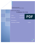 Informe Turbina Pelton