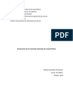 Funciones Esenciales de La Salud Pùblica