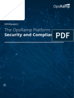 The OpsRamp Platform Security and Compliance