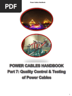 QC & Testing of Power Cables