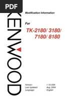 Kenwood Tk-2180 3180 7180 8180 Modification Info