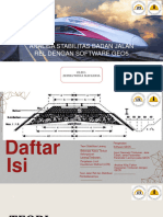 Analisa Stabilitas Lereng Badan Jalan Rel Dengan Software Geo5