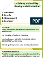 Structural Functionalism Marxism Symbolic Interactionism