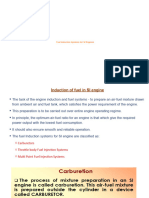 3 - Fuel Induction To SI Engine