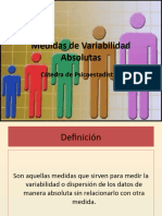 Medidas de Variabilidad Absolutas