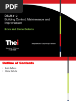 Lecture 6 - Brick and Stone Defects