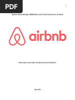 Business Process Redesign's (BPR) Effect On The Growth and Structure of Airbnb